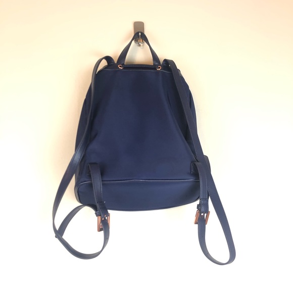Ted Baker Nylon Drawstring Navy Backpack